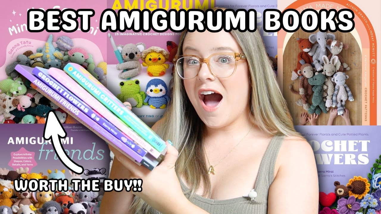 The ULTIMATE AMIGURUMI Crochet Book Haul + Sharing Which Are Worth The MONEY!📚✨