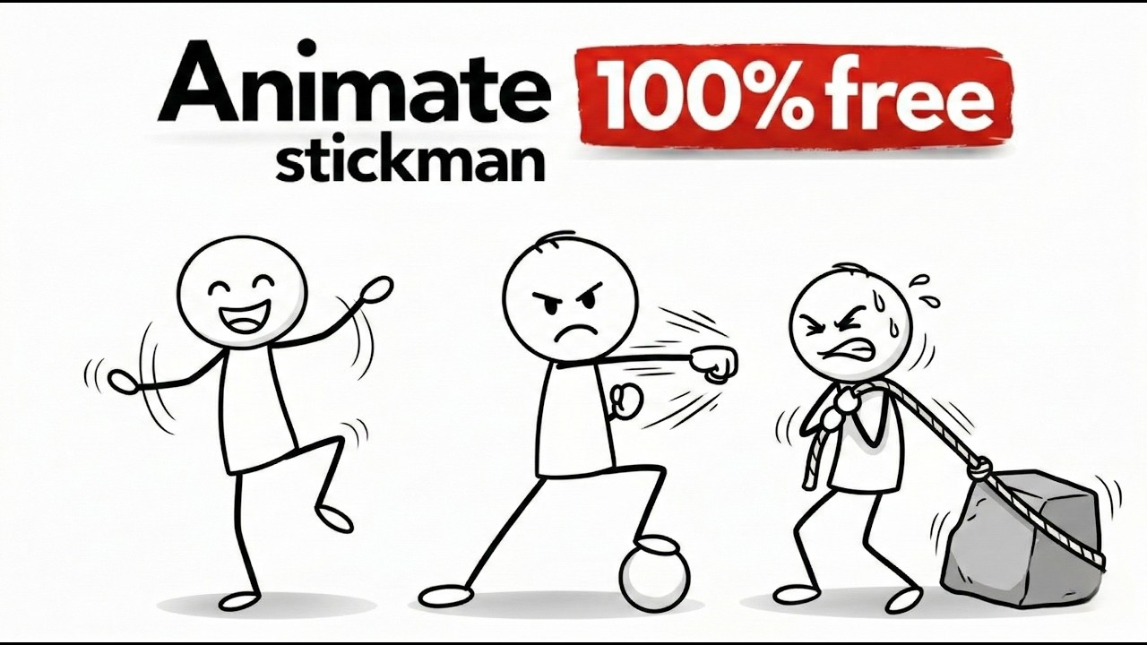 How to Create Stickman Animation with AI 100% FREE