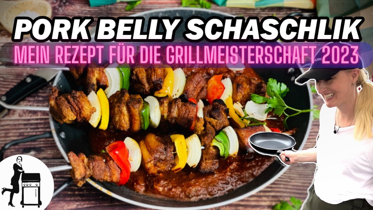 Pork Belly Schaschlik | Die Frau am Grill