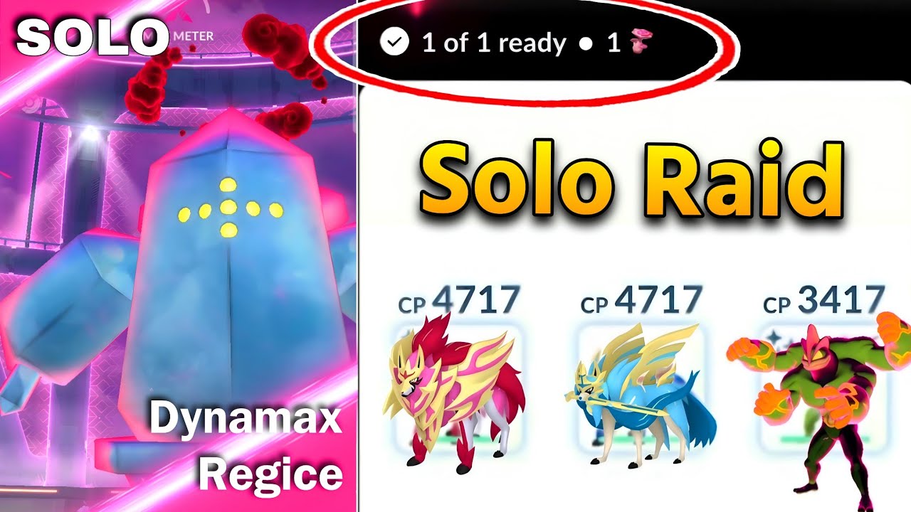 Yes!🤯 Solo Dynamax Regice Raid in pokemon go.