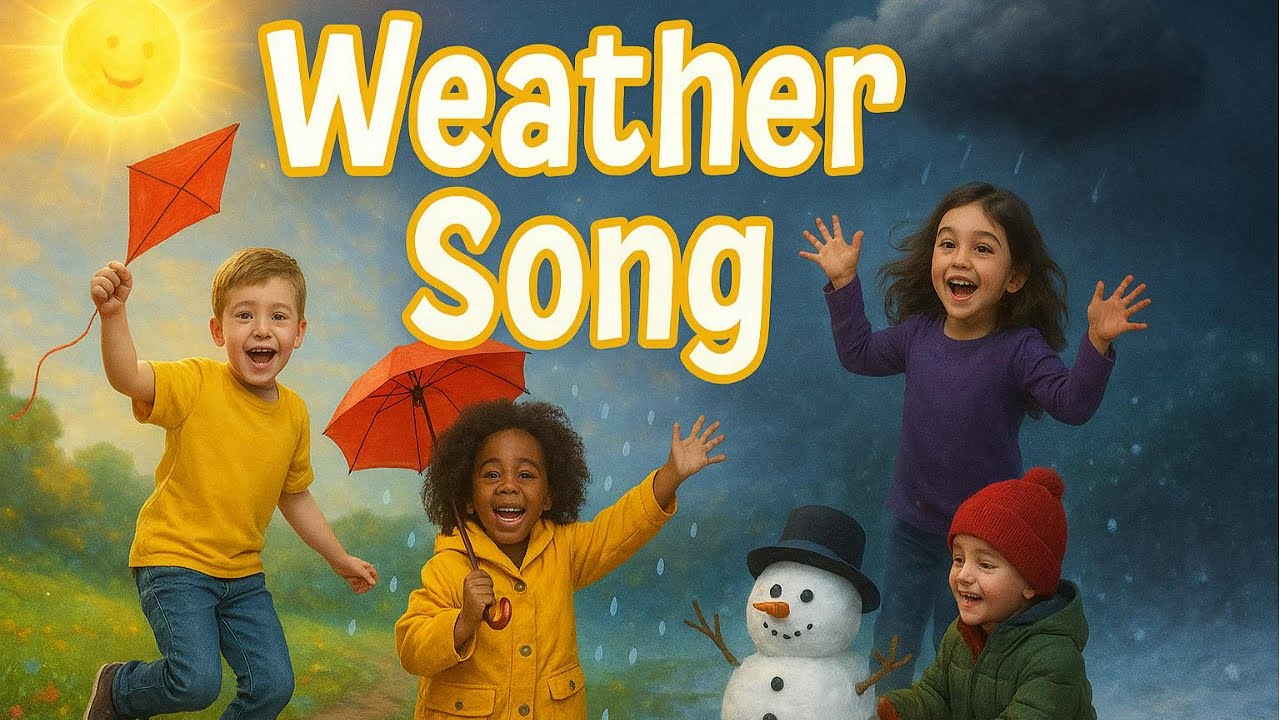 🎶 Let’s Sing About the Weather! | Fun Song for Kids 🌦️☀️❄️