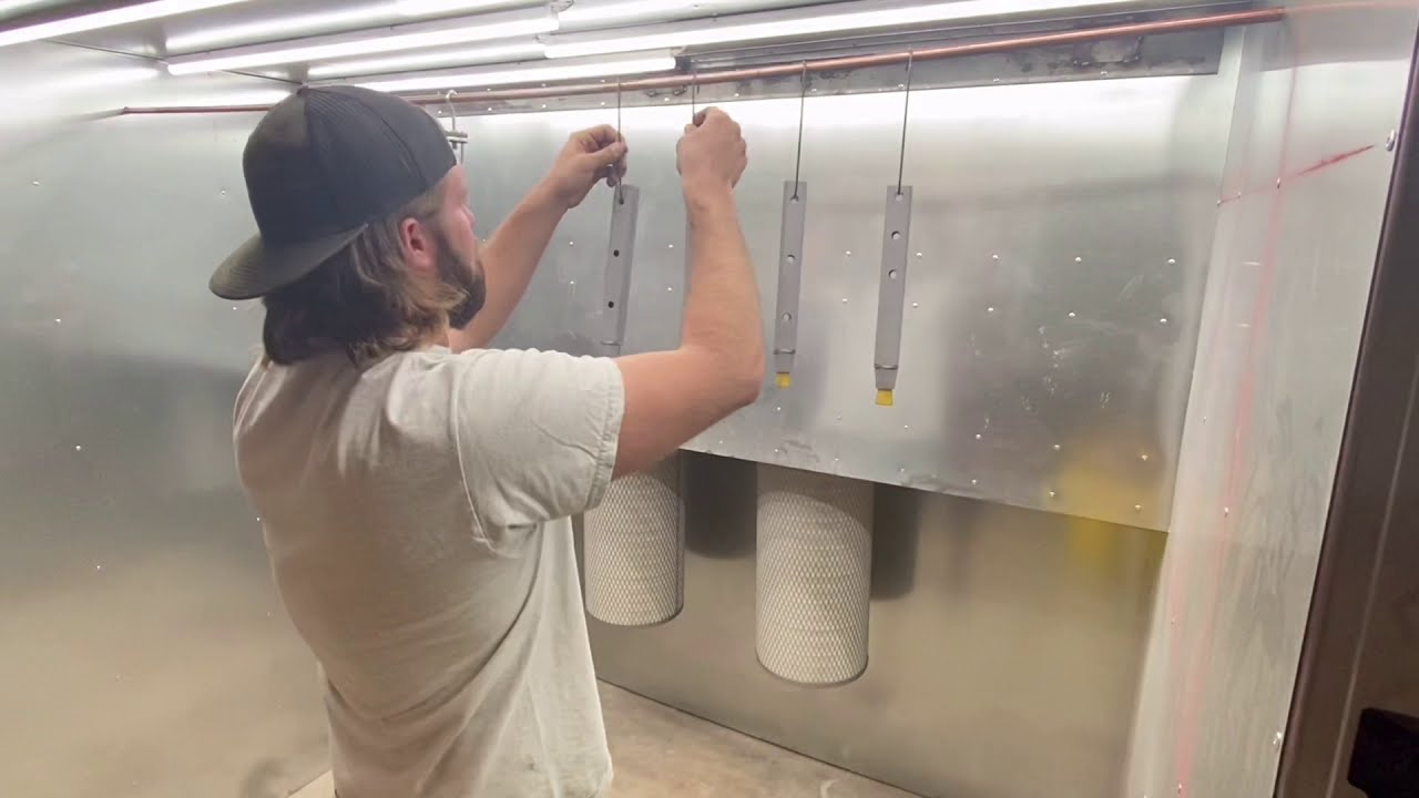 Testing Out the New Spray Booth!