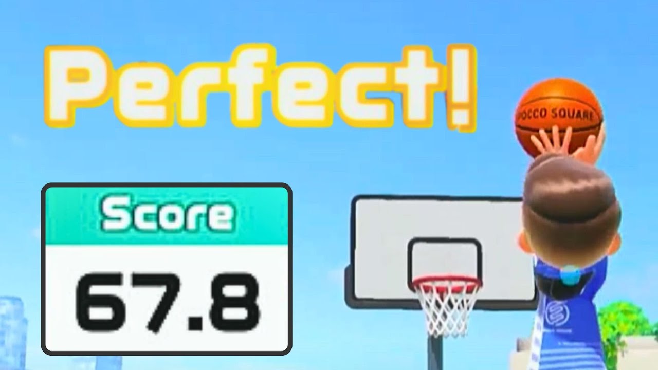 Switch Sports Basketball 3 Point Contest Perfect - 67.8