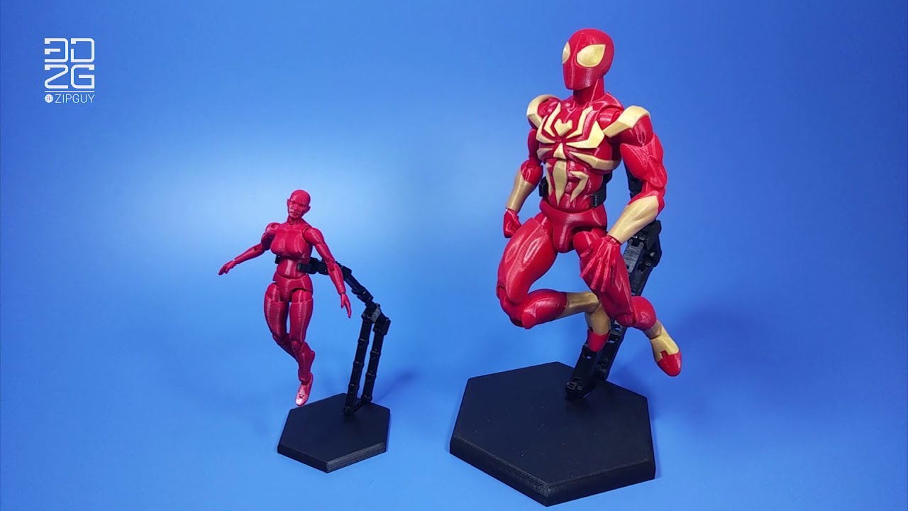 3D PRINTED ACTION FIGURE STAND VER. 2.0