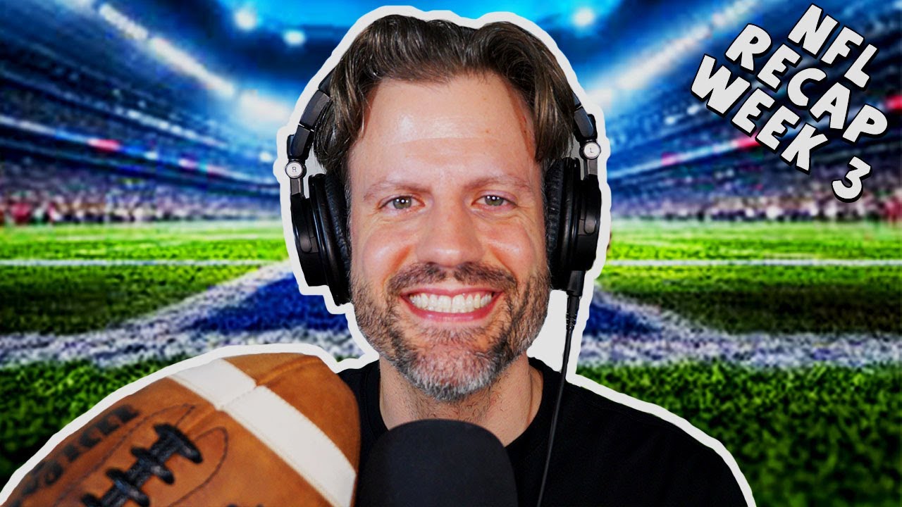 ASMR NFL Week 3 Recap | Whispered Ramble, Hand Sounds, Beard Scratching, Tapping