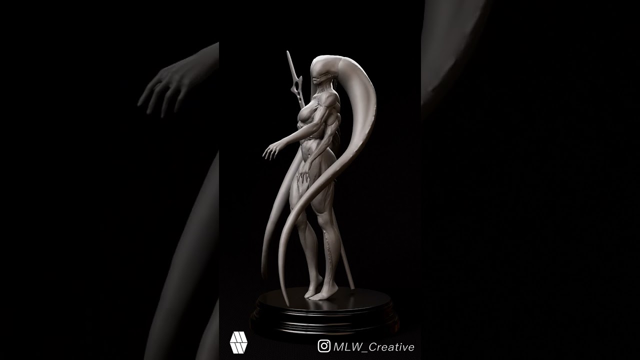 'Alien' Turntable Render @MLWCreative