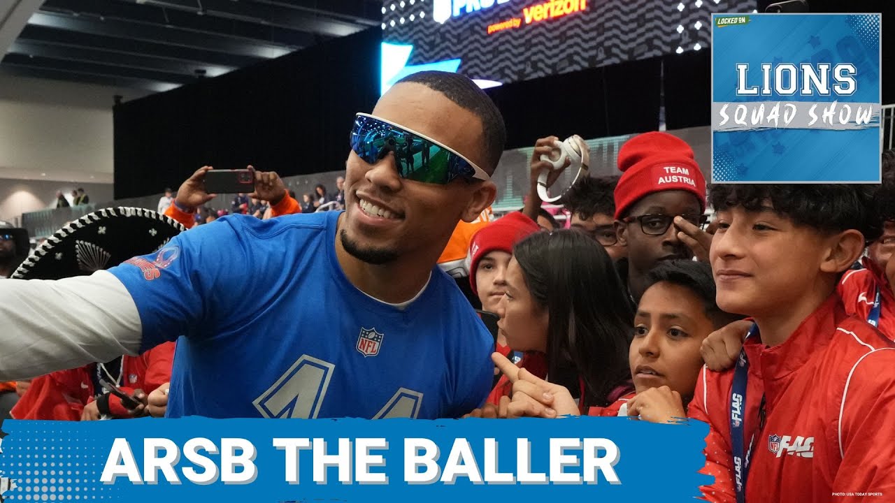 LIONS SQUAD SHOW: Detroit Lions Salary Cap Questions Plus Amon-Ra St. Brown Celebrity All-Star Nod