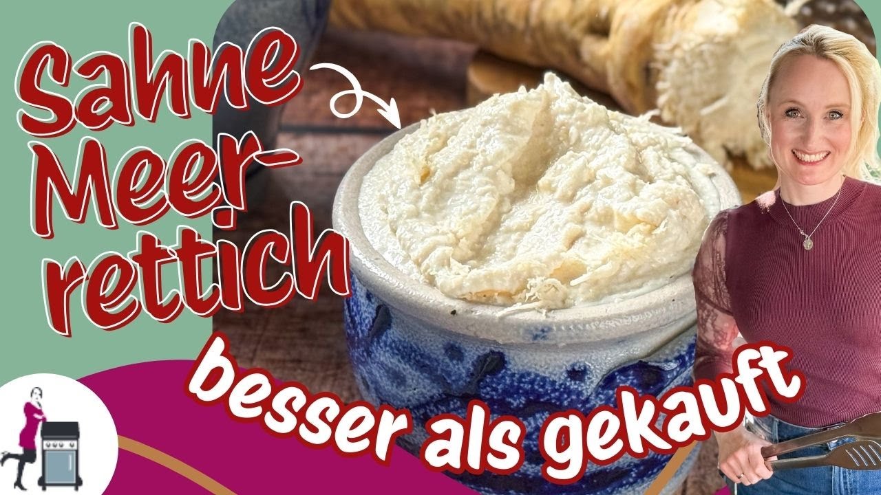 Meerrettich Sahne Soße Rezept | Die Frau am Grill