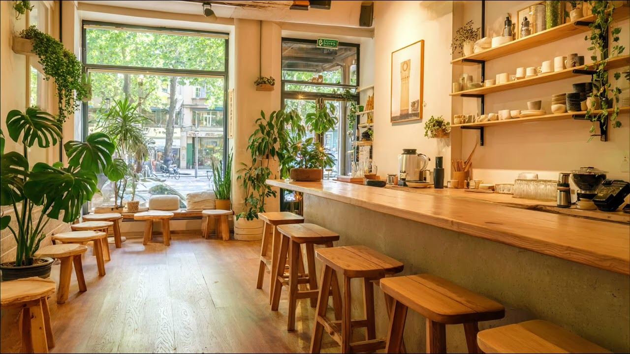 Warm Mellow Jazz Café ☕ Relaxing Coffee Shop Ambience Music for Study, Work & Calm Focus