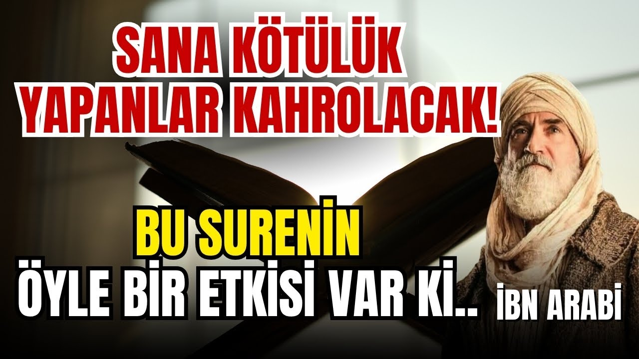Sana Kötülük Yapan Kahrolacak ! İbn Arabî’ye Göre Mü’min Suresi’nin İlahi Adalet Sırrı