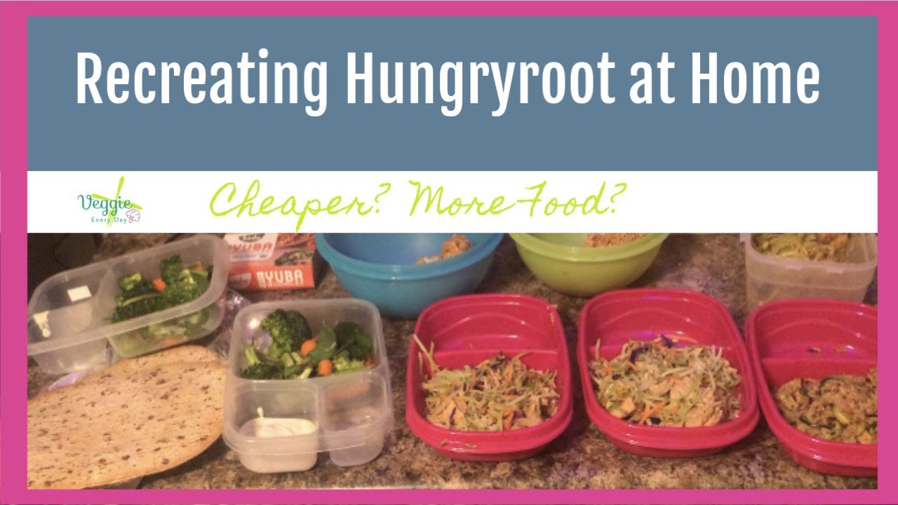 HUNGRYROOT VS GROCERY STORE -- How to Recreate Vegan Meal Kit at Home