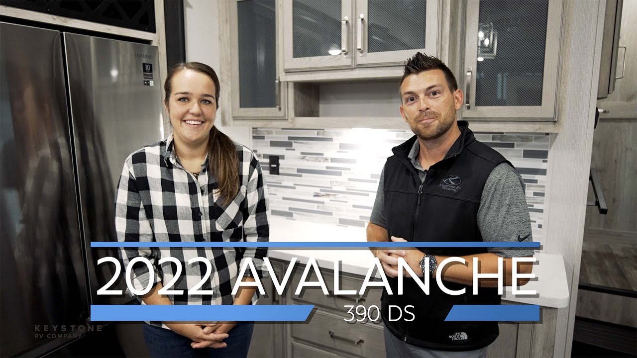 Check Out the 2022 Avalanche 390DS Fifth Wheel RV w/ the Flipping Nomad–Featuring 2 Beds and Baths!