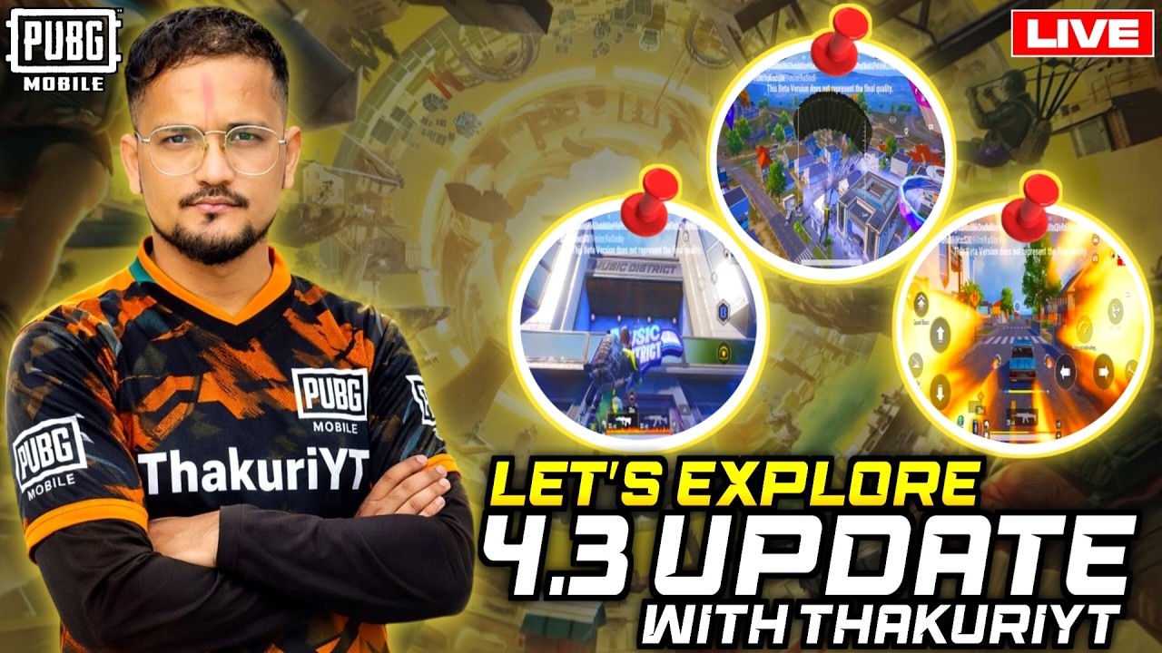 🔴 PUBG 4.3 UPDATE LIVE NOW || CLASSIC FULL MASTI || UC CHAT GIVEAWAY #pubglive #bgmilive #shortlive