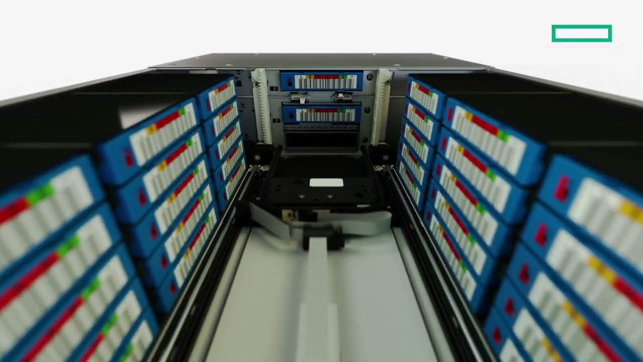 Inside the HPE StoreEver MSL3040 tape library