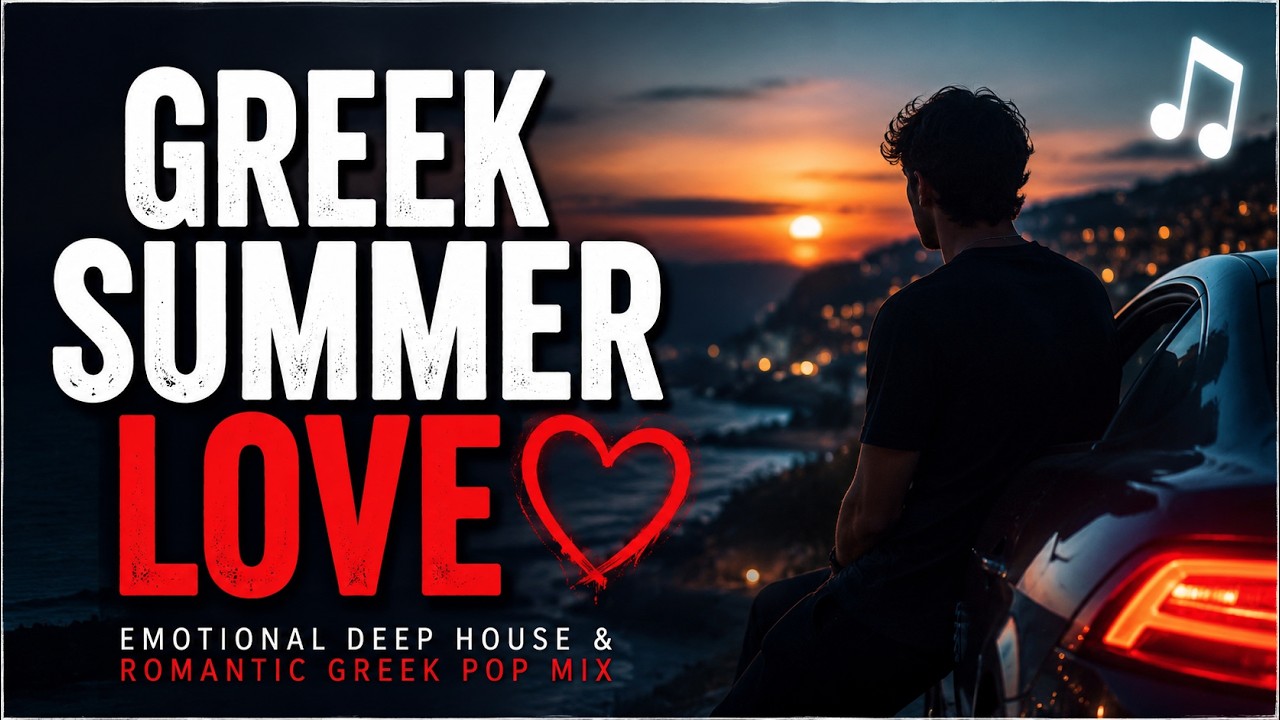 Greek Summer Love 💔 Emotional Deep House & Romantic Greek Pop Mix