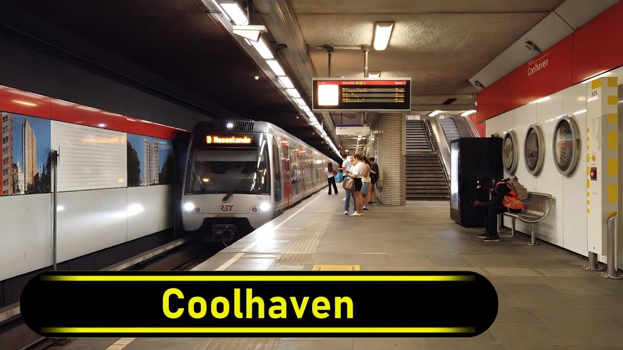 Metro Station Coolhaven - Rotterdam 🇳🇱 - Walkthrough 🚶