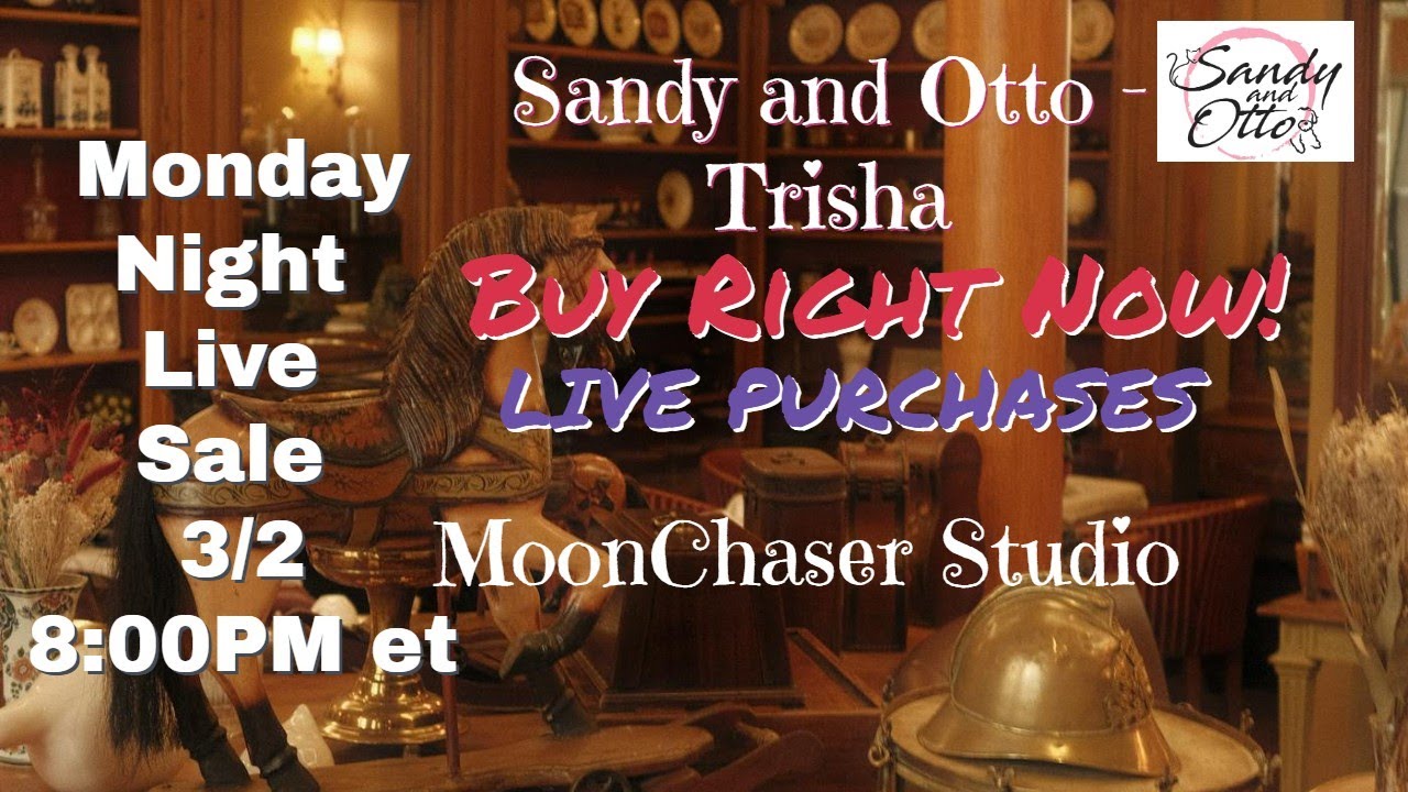 Curated Live Sale Incredible Deals on Unique Vintage Finds! | Mar 2 @8pm et (5pm pt)