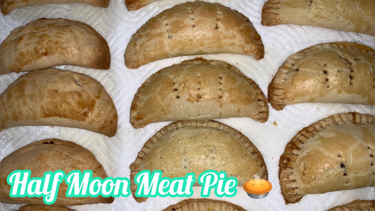 How to make Half Moon Meat Pie | Cooking with Rona | #polytubers