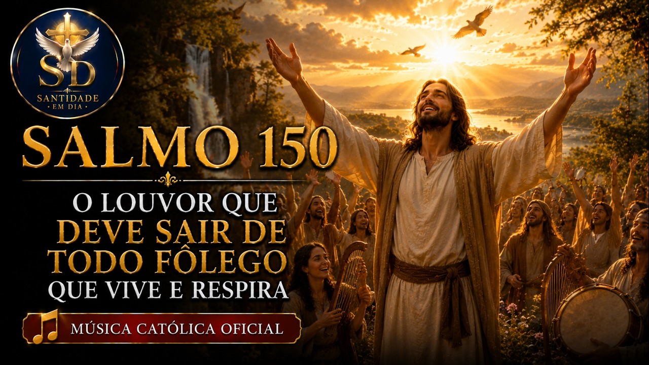 Salmo 150: Louvor com Todo o Folego (segunda versão) - Música #salmos #salmo #musica #gospelmusic