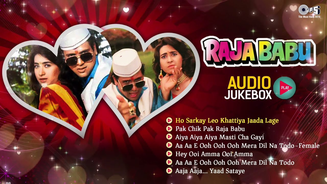 Raja Babu Songs Jukebox | Govinda & Karisma Kapoor | Bollywood 90&rsquo;s Evergreen Hits | 90's Hits