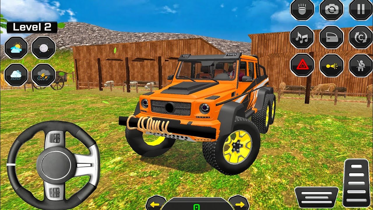 Новая 3D-игра про вождение внедорожного джипа 4x4: Экстремальный симулятор джипа 2026 — геймплей ...