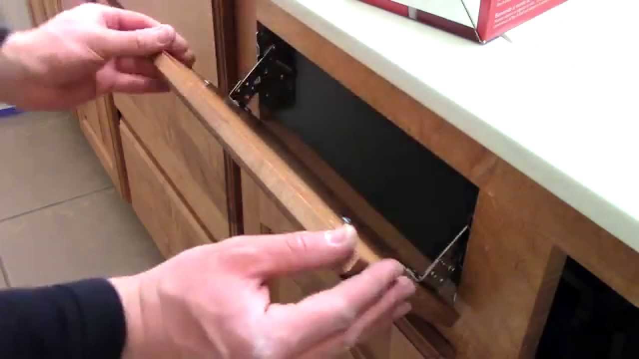 How to install kitchen / bathroom sink flip out drawers REV-A-SHELF