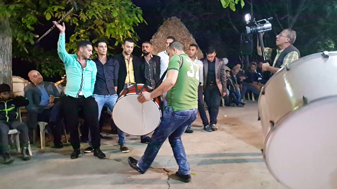 دبكة حسام عامر +خالد زيتون + علي شومان +حسين جانبين حفلة النبي شيت 1