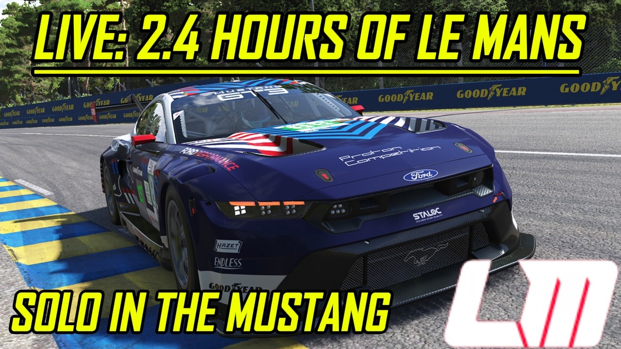LIVE: 🔴I LOVE RACING at Le Mans | 2.4 hour Solo | Mixed Conditions | Le Mans Ultimate
