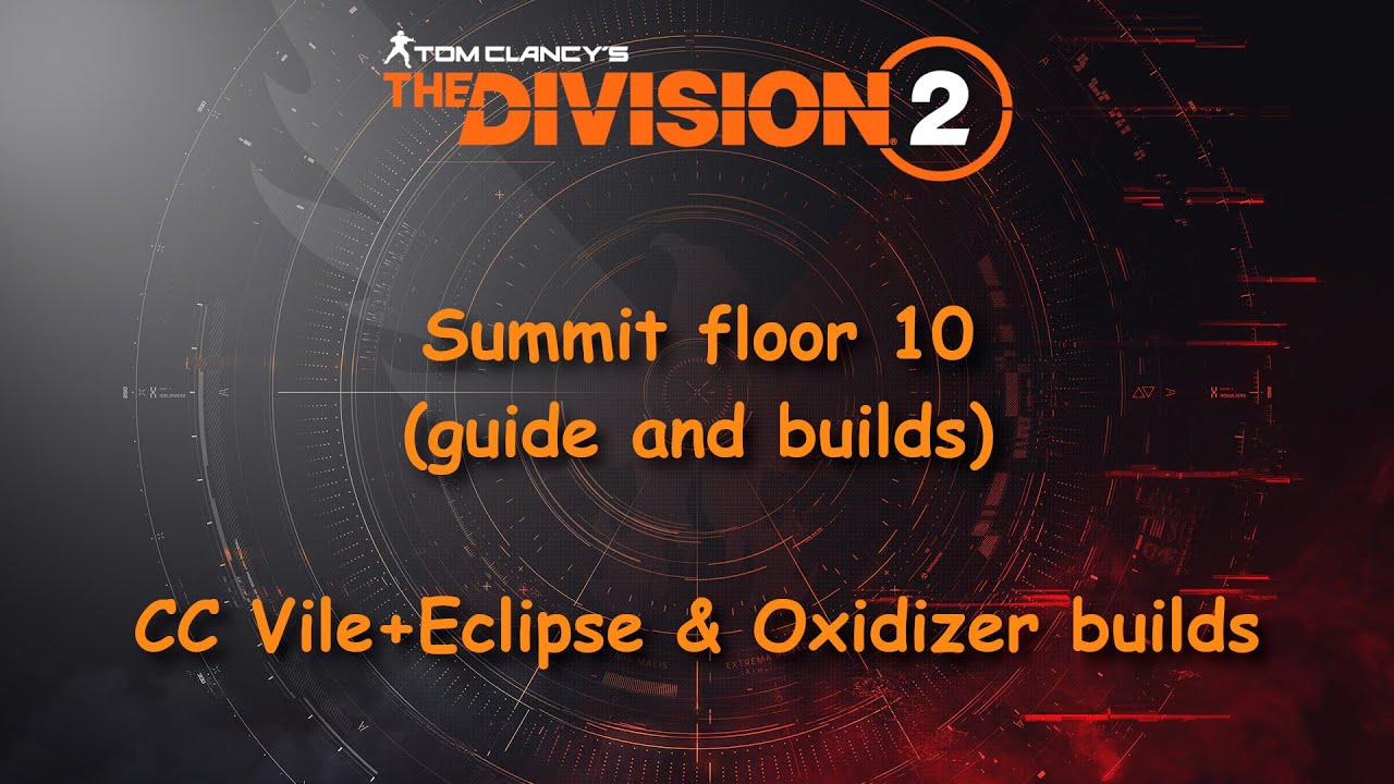 The Division 2: Summit floor 10 guide and builds (our strat)