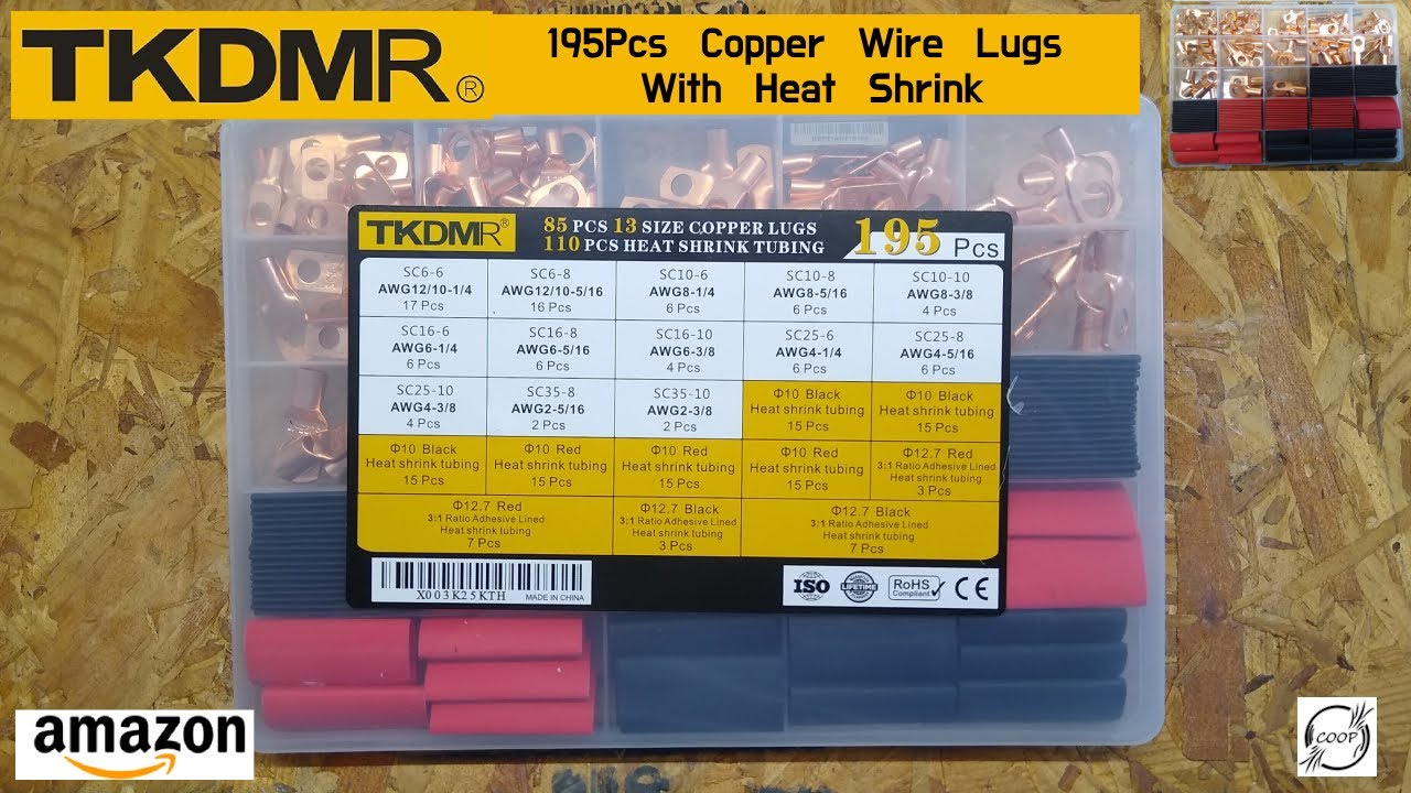 Copper Wire Lugs With Heat Shrink