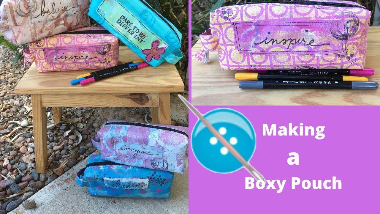 Making a Boxy Pouch using my Sizzix BigShot with Bigz Die #662017
