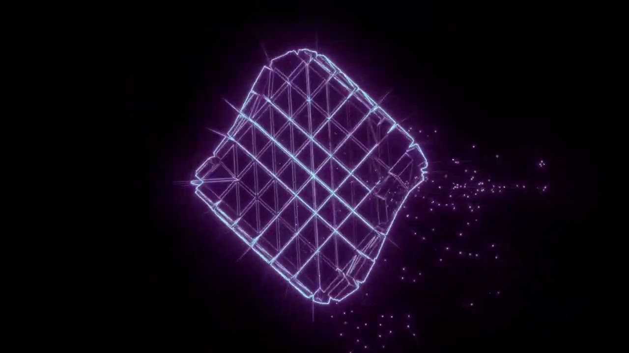 Geometry Blob Purple 4K Motion Background VJ Loop Screensaver Live Wallpaper