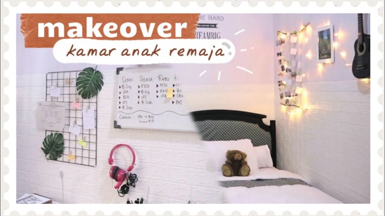 Makeover kamar tidur dari berantakan sampe rapi 💪