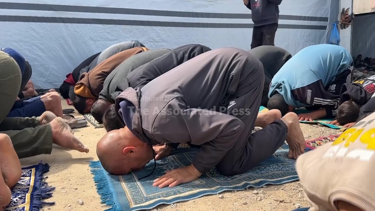Displaced Palestinians in Gaza Strip fear their plight is being overshadowed by Iran war
