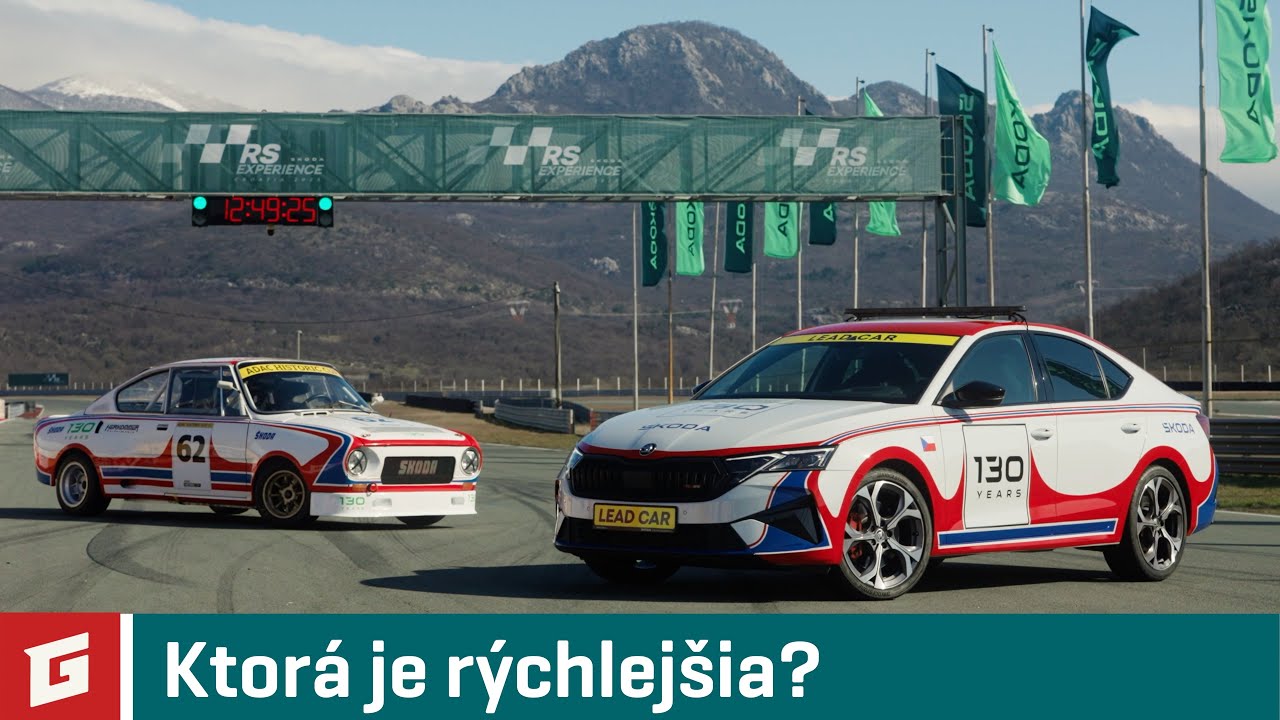 Nová SKODA Octavia RS 2.0 TSI vs 130 RS na okruhu v Grobniku - JAZDA - Garáž.tv - Šulko