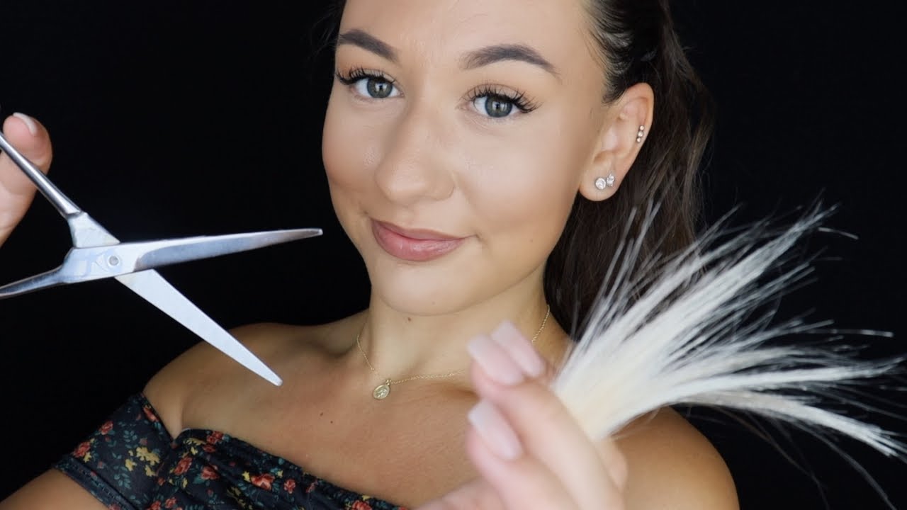 [ASMR] Relaxing Haircut Roleplay ✂️ (With Layered Sounds + Real Hair)