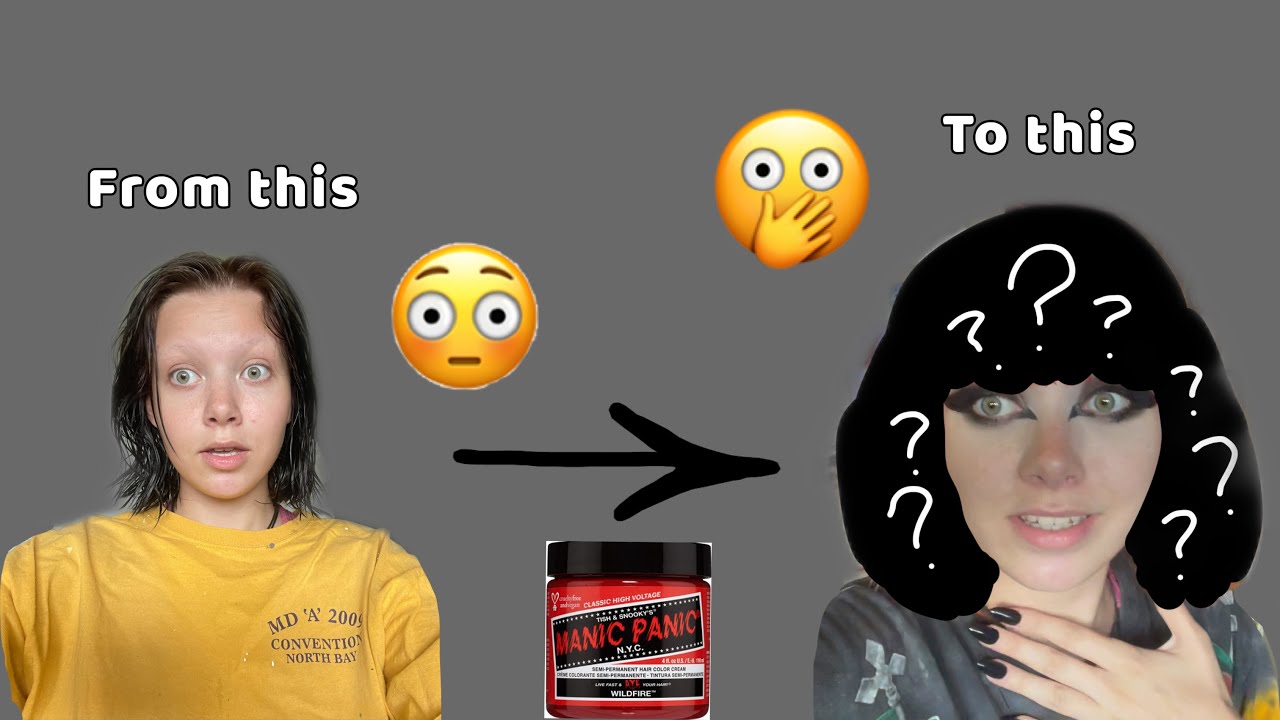 DYING MY HAIR WITH MANIC PANIC WILDFIRE *SHOCKING*