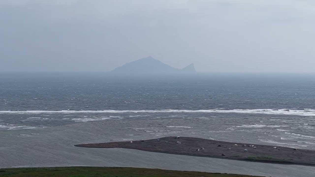蘭陽溪和冬山河匯流出海口