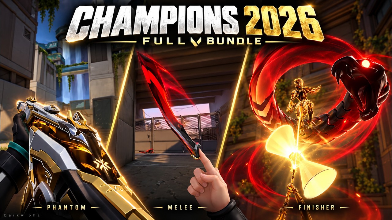 VALORANT Champions 2026 Bundle In-Game Showcase | Phantom, Fan Melee & Finisher!