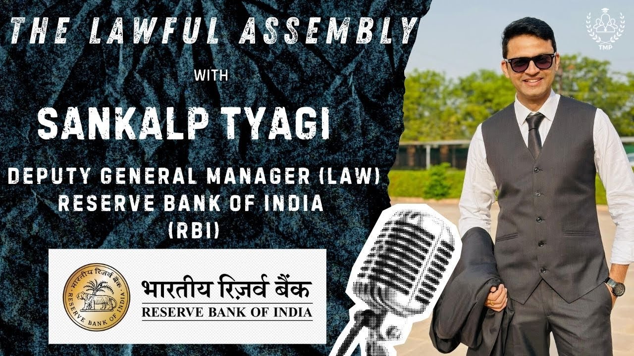 Inside the Role of RBI Legal Officer: Career, Exam & Life at RBI | Sankalp Tyagi (DGM Law, RBI)