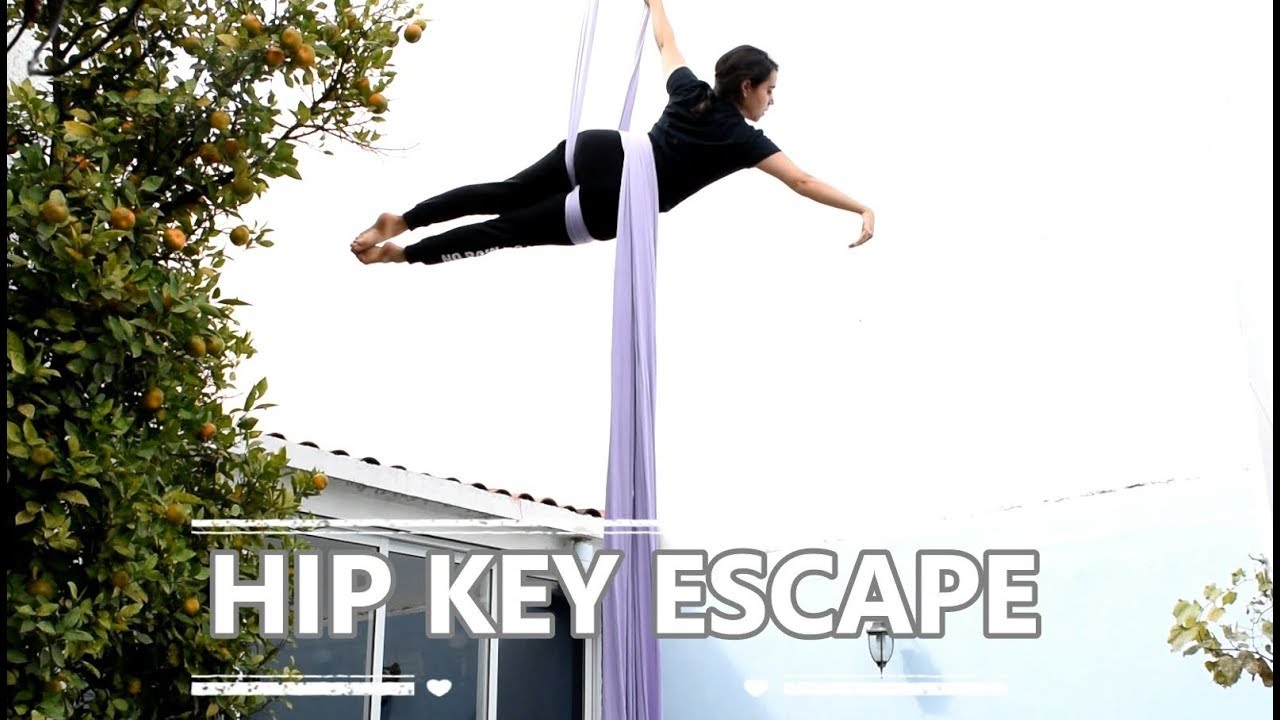 Hip Key Escape | Escape Tijera (Aerial Silks | Danza Aérea)