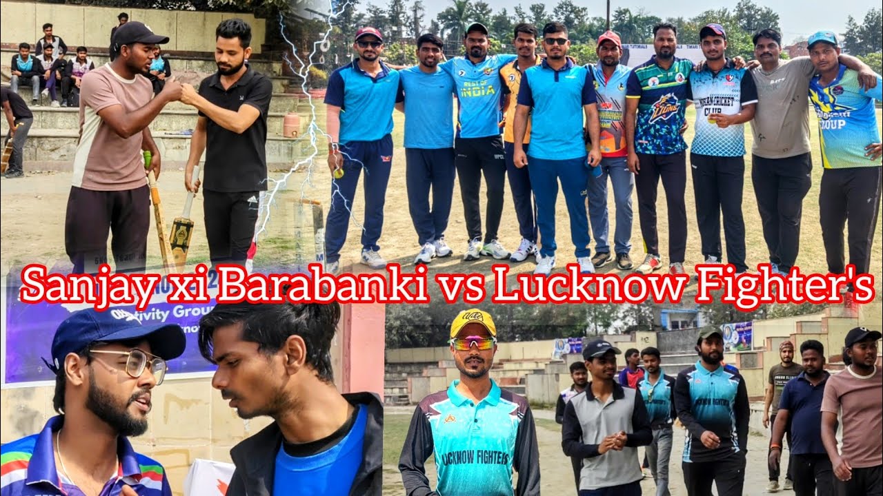 Sanjay XI Barabanki Vs Lucknow Fighter's ke beech bahut badi fight 💪|