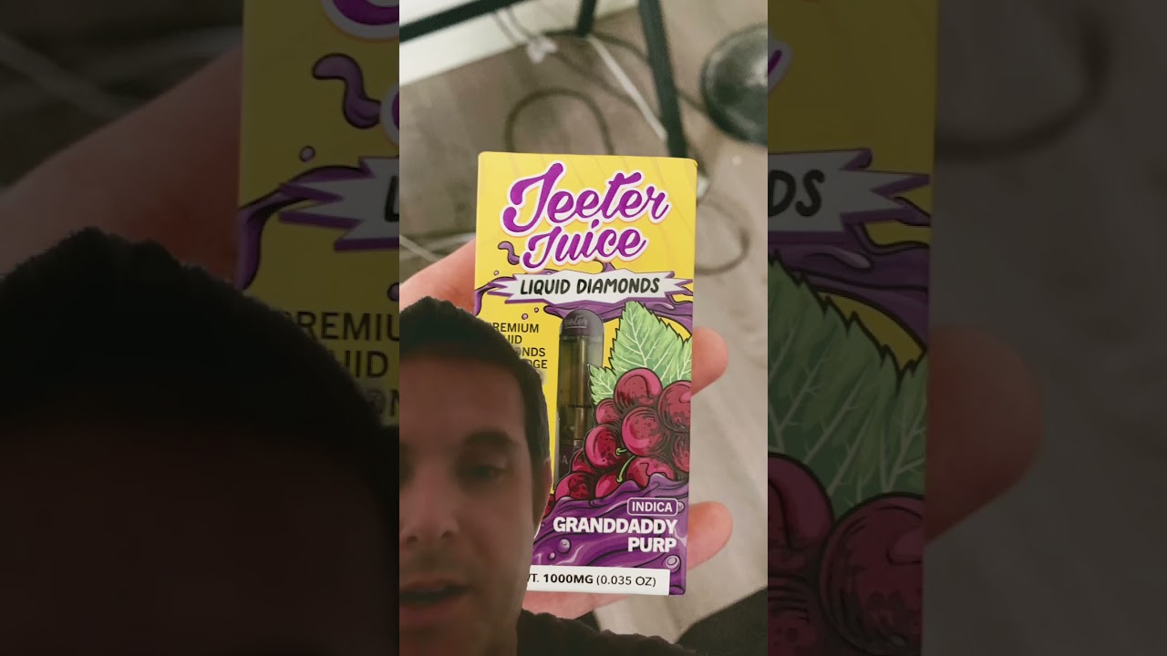 MY REVIEW OF JEETER JUICE&rsquo;S NEW LIQUID DIAMOND STRAIN &ldquo;GRANDDADDY PURP&rdquo;!💨🔥 #shorts #jeeterjuice510