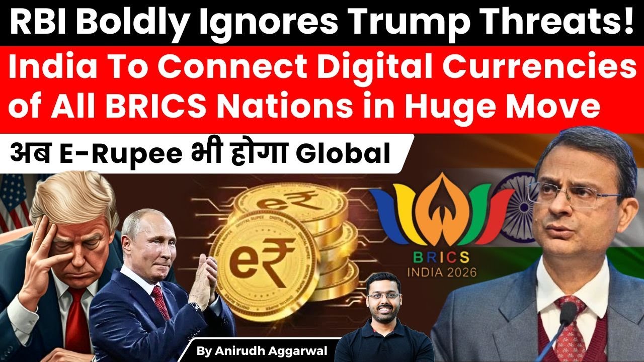 RBI Boldly Ignores Trump. India To Connect Digital Currencies of All BRICS Nations. India’s E-Rupee