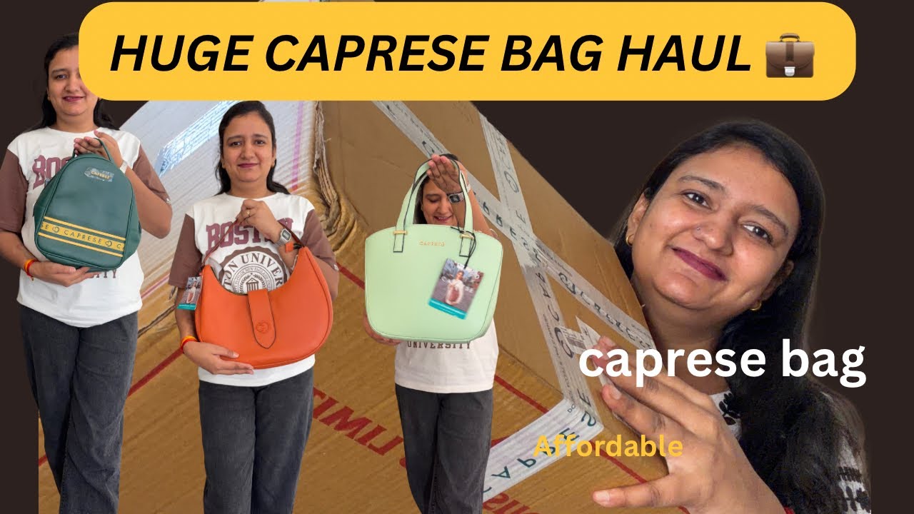 Caprese Bags Haul | myntra Caprese Sling Bags Under rs 999/-| Caprese Handbags |#brand 