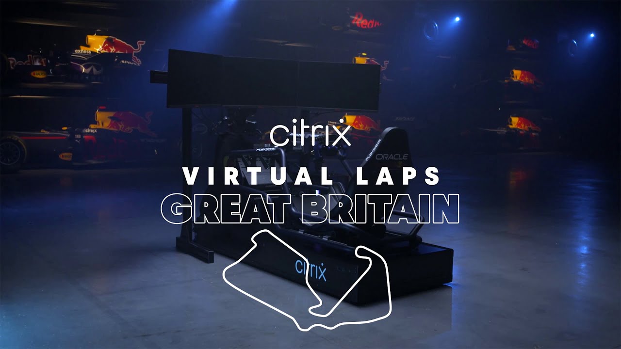 @Citrix Virtual Lap: Max Verstappen at the British Grand Prix
