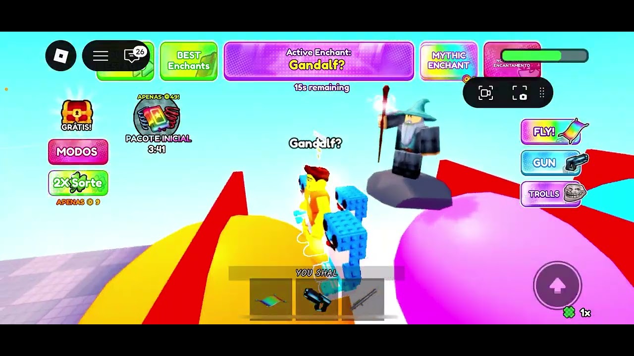 JOGANDO OBBY MAS VOCÊ ESTÁ ENCANTADO | GamePlay de Roblox com Angelo | PARTE 1