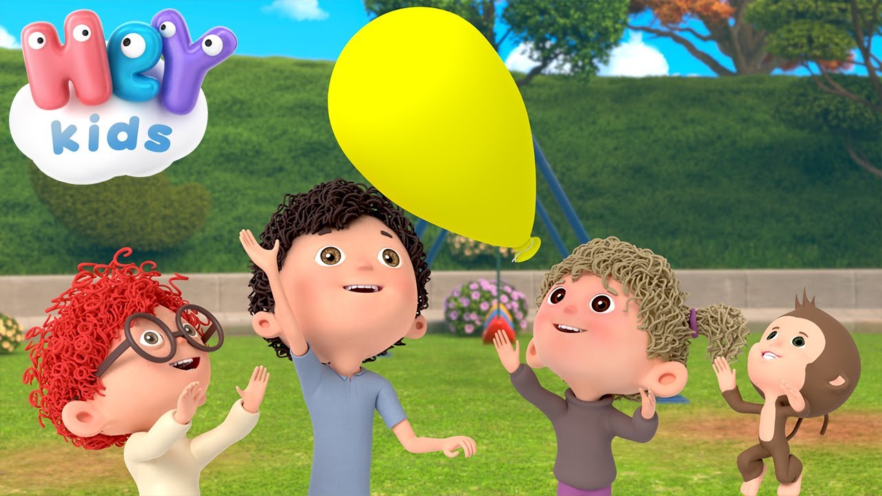 Balloon Balloon! 🎈 Ballongsangen | HeyKids - Barnesanger på Norsk