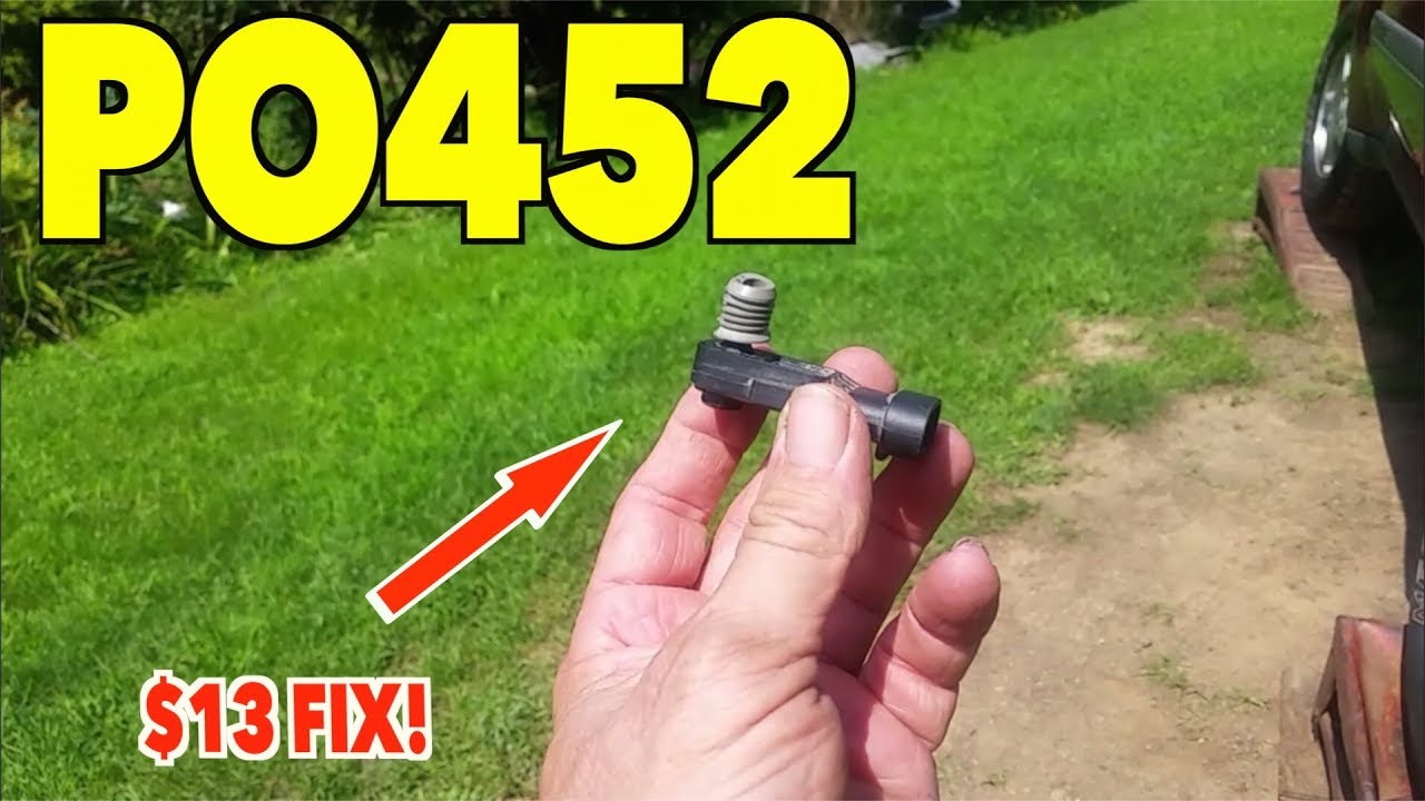 PO452 Исправление! .....Регулятор давления в топливном баке.