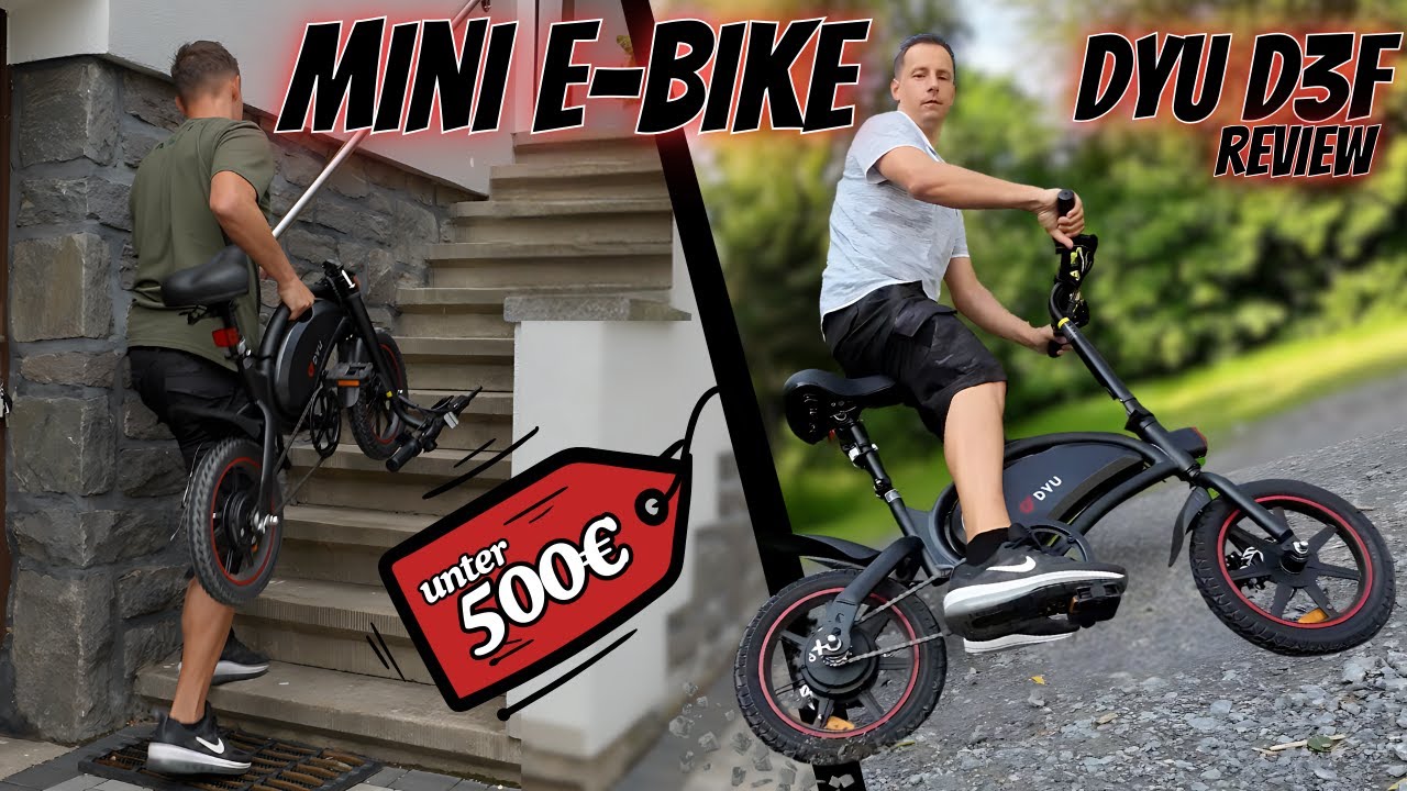 Das kleinste  günstigste E Bike der Welt Ich teste das DYU D3F